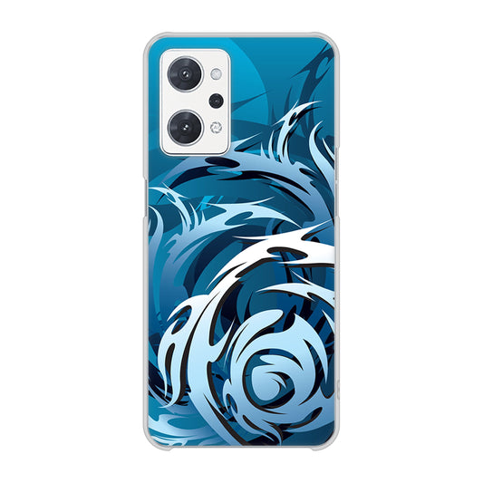 OPPO reno9 A A301OP Y!mobile 高画質仕上げ 背面印刷 ハードケース 【731 ドラゴンサークル】