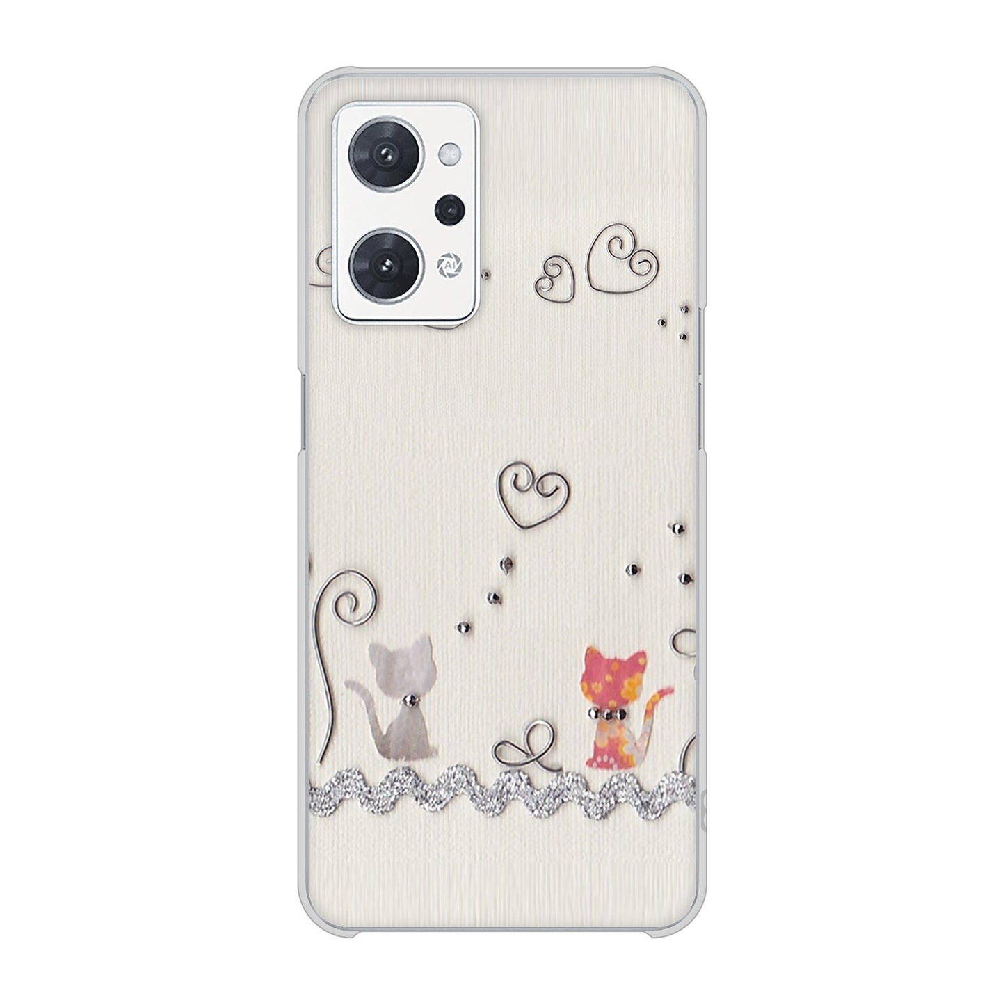 OPPO reno9 A A301OP Y!mobile 高画質仕上げ 背面印刷 ハードケースクラフト写真ネコ