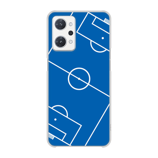 OPPO reno9 A A301OP Y!mobile 高画質仕上げ 背面印刷 ハードケース 【IB922 SOCCER_ピッチ】