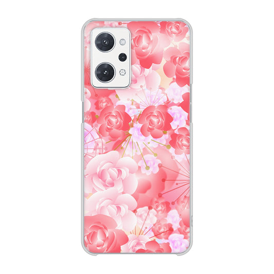 OPPO reno9 A A301OP Y!mobile 高画質仕上げ 背面印刷 ハードケース 【VA817 はんなり色の華】