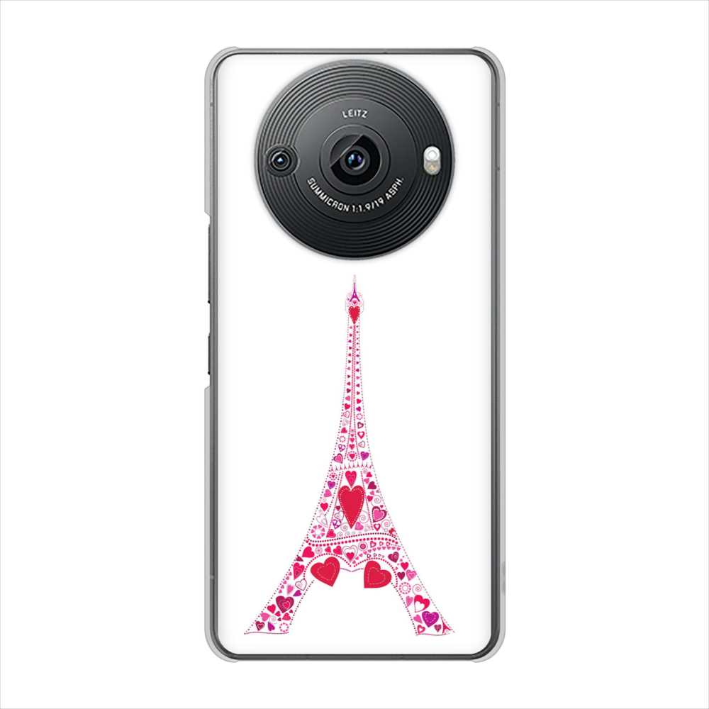 AQUOS R8 pro A301SH SoftBank 高画質仕上げ 背面印刷 ハードケースLOVE フランス