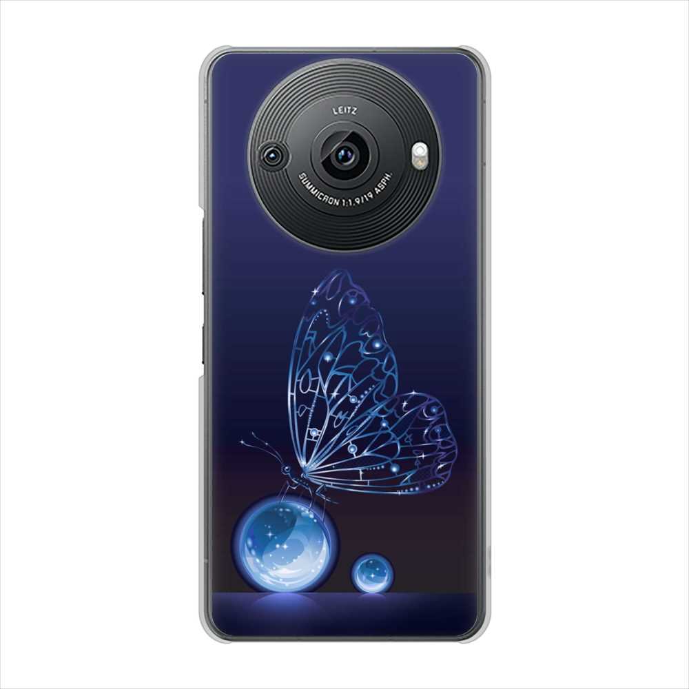 AQUOS R8 pro A301SH SoftBank 高画質仕上げ 背面印刷 ハードケースバタフライ