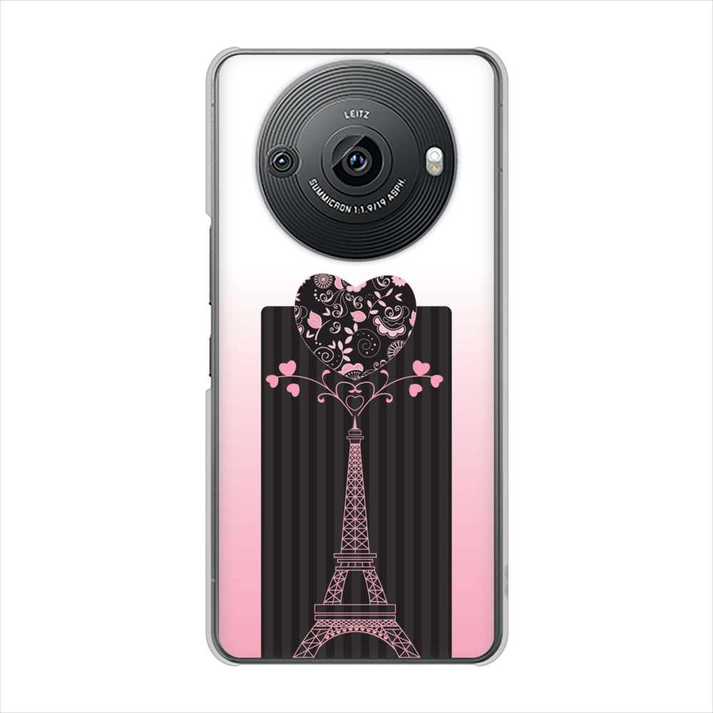 AQUOS R8 pro A301SH SoftBank 高画質仕上げ 背面印刷 ハードケースLOVE フランス