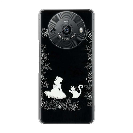 AQUOS R8 pro A301SH SoftBank 高画質仕上げ 背面印刷 ハードケースお姫様とネコ