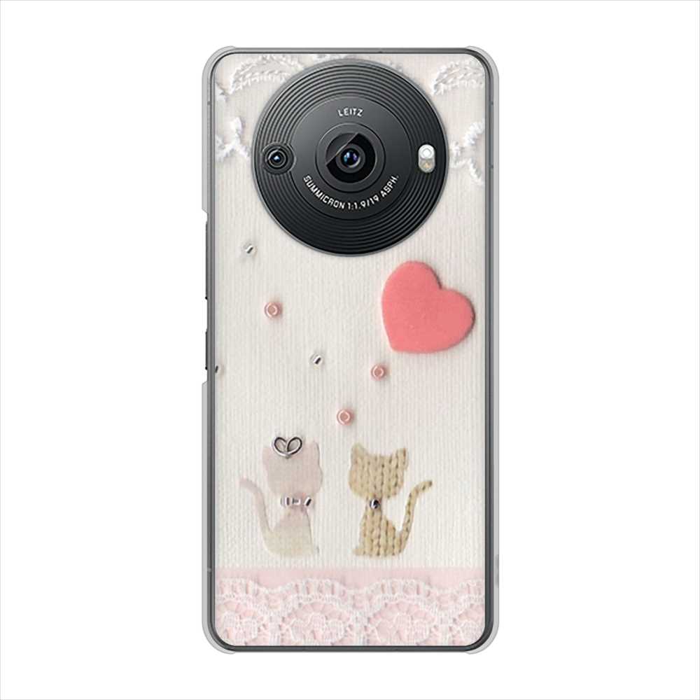 AQUOS R8 pro A301SH SoftBank 高画質仕上げ 背面印刷 ハードケースクラフト写真ネコ