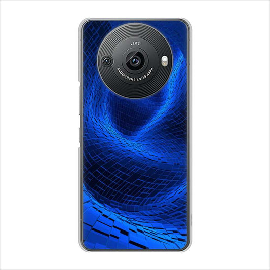 AQUOS R8 pro A301SH SoftBank 高画質仕上げ 背面印刷 ハードケース 【1302 ワープブルー】