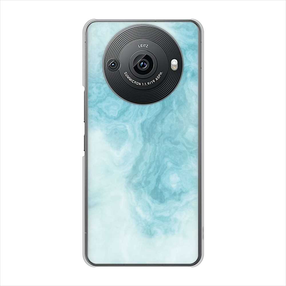 AQUOS R8 pro A301SH SoftBank 高画質仕上げ 背面印刷 ハードケース大理石BK