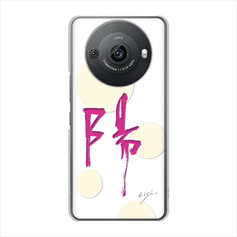 AQUOS R8 pro A301SH SoftBank 高画質仕上げ 背面印刷 ハードケース大野詠舟 一文字