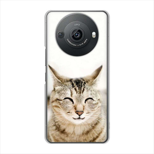 AQUOS R8 pro A301SH SoftBank 高画質仕上げ 背面印刷 ハードケース 【VA801 笑福ねこ】