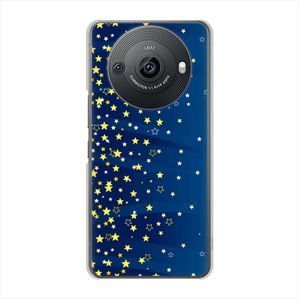 AQUOS R8 pro A301SH SoftBank 高画質仕上げ 背面印刷 ハードケース 【VA842 満天の星空】
