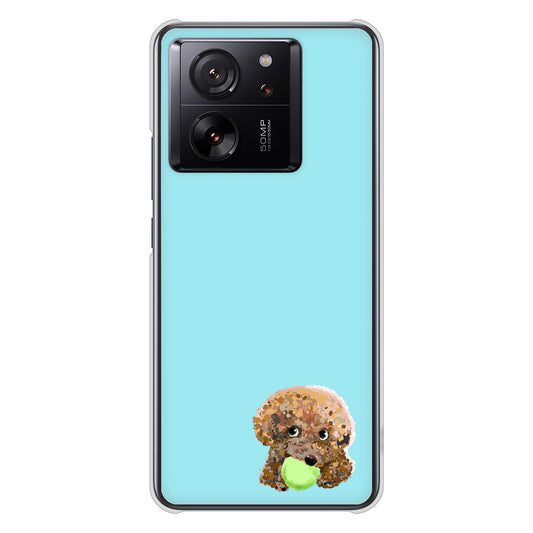 Xiaomi 13T Pro A301XM SoftBank 高画質仕上げ 背面印刷 ハードケーストイプードル&ボール