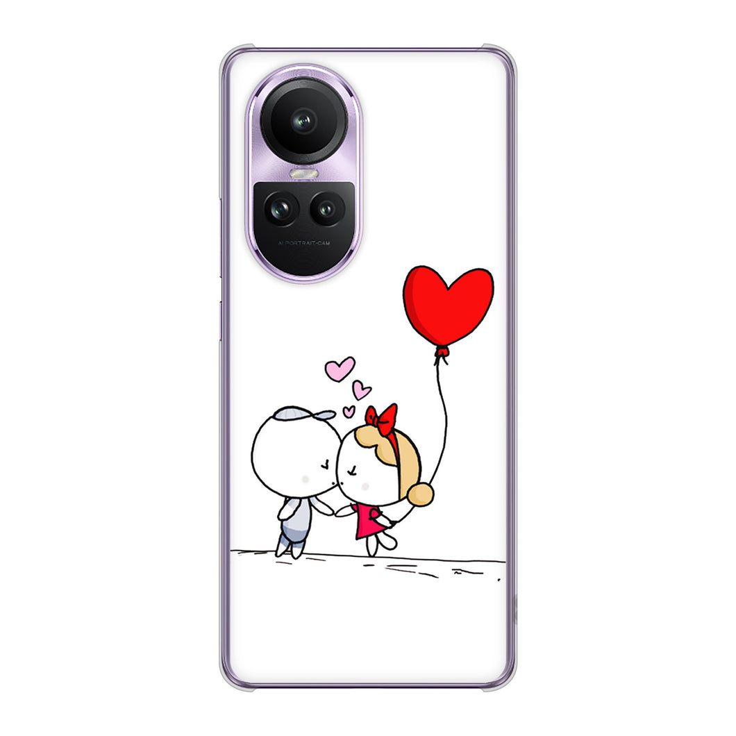 OPPO Reno10 Pro 5G A302OP SoftBank 高画質仕上げ 背面印刷 ハードケースカップル