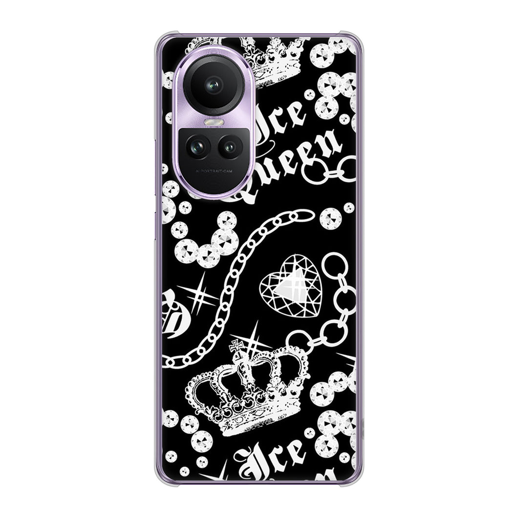 OPPO Reno10 Pro 5G A302OP SoftBank 高画質仕上げ 背面印刷 ハードケース 【187 ゴージャス クラウン】