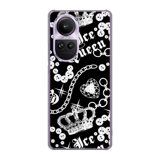 OPPO Reno10 Pro 5G A302OP SoftBank 高画質仕上げ 背面印刷 ハードケース 【187 ゴージャス クラウン】