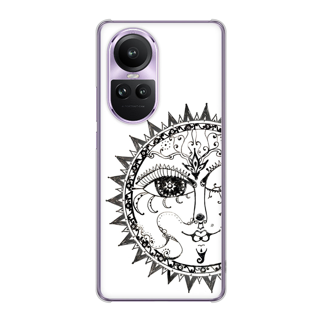 OPPO Reno10 Pro 5G A302OP SoftBank 高画質仕上げ 背面印刷 ハードケース 【207 太陽神】