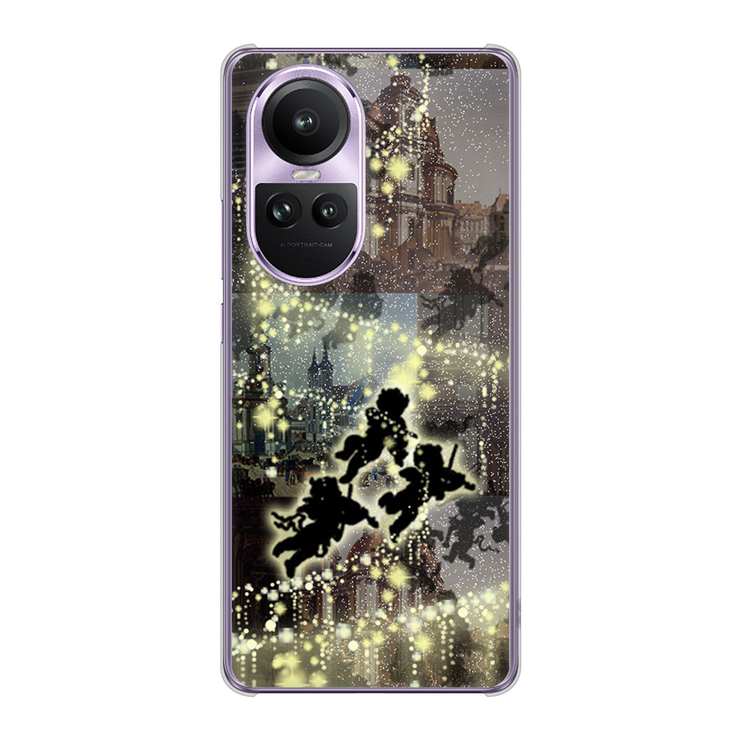 OPPO Reno10 Pro 5G A302OP SoftBank 高画質仕上げ 背面印刷 ハードケース 【253 天使の音楽隊】