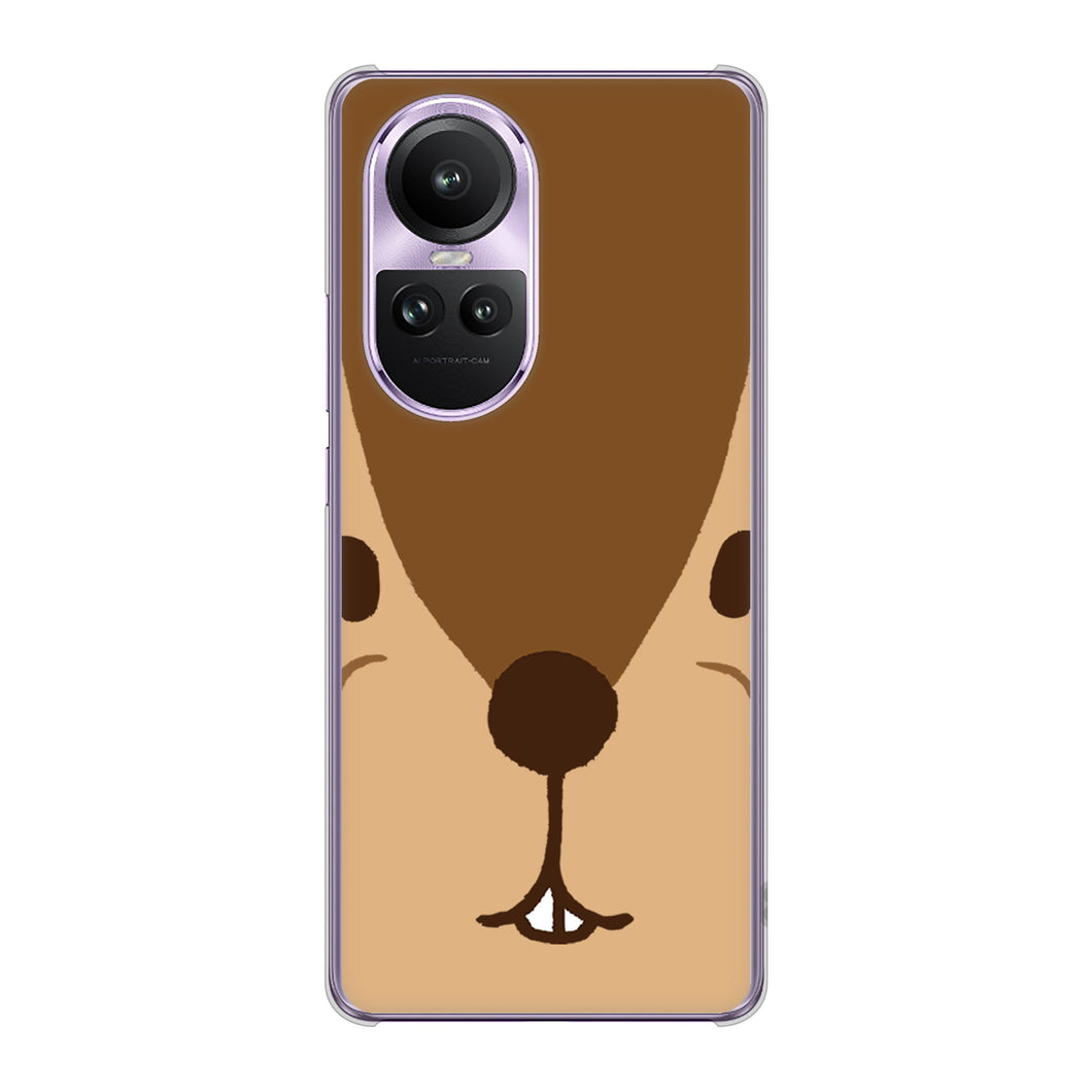OPPO Reno10 Pro 5G A302OP SoftBank 高画質仕上げ 背面印刷 ハードケースドアップアニマル