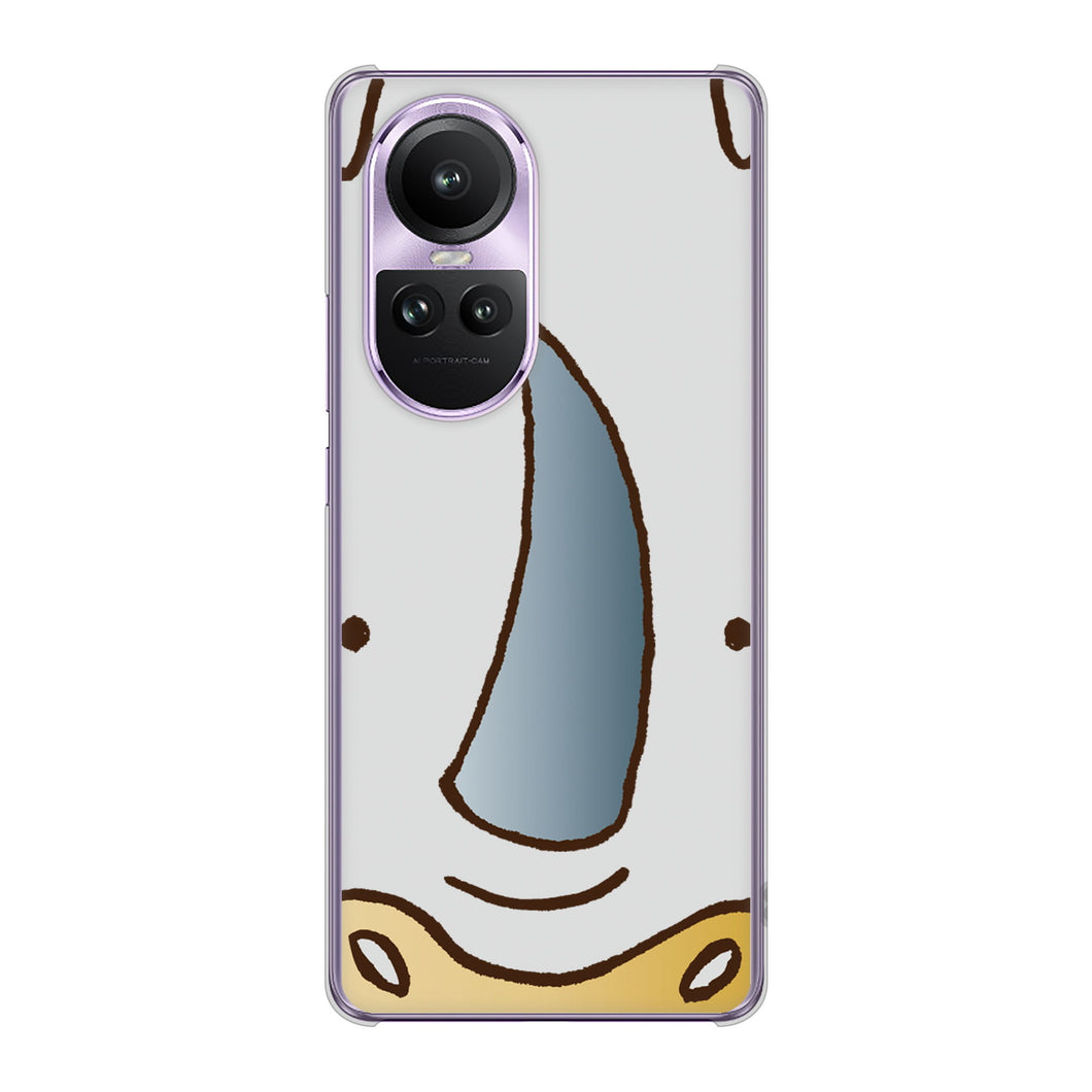 OPPO Reno10 Pro 5G A302OP SoftBank 高画質仕上げ 背面印刷 ハードケースドアップアニマル