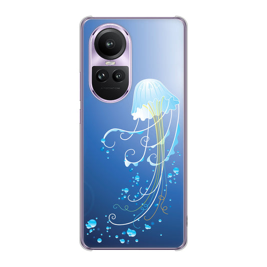 OPPO Reno10 Pro 5G A302OP SoftBank 高画質仕上げ 背面印刷 ハードケース 【362 ジェリーフィシュ】