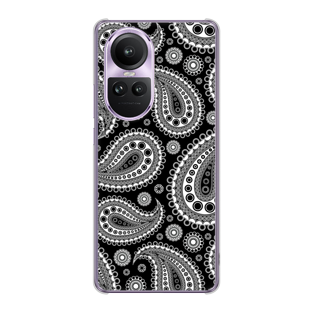 OPPO Reno10 Pro 5G A302OP SoftBank 高画質仕上げ 背面印刷 ハードケースペイズリー