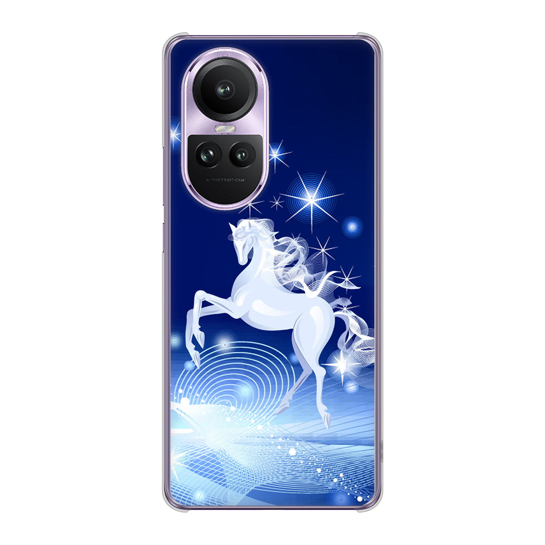 OPPO Reno10 Pro 5G A302OP SoftBank 高画質仕上げ 背面印刷 ハードケース 【436 ペガサス】