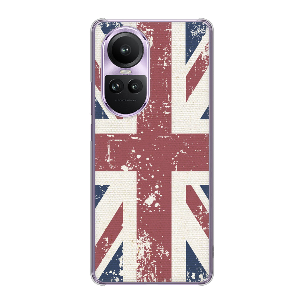 OPPO Reno10 Pro 5G A302OP SoftBank 高画質仕上げ 背面印刷 ハードケースユニオンジャック