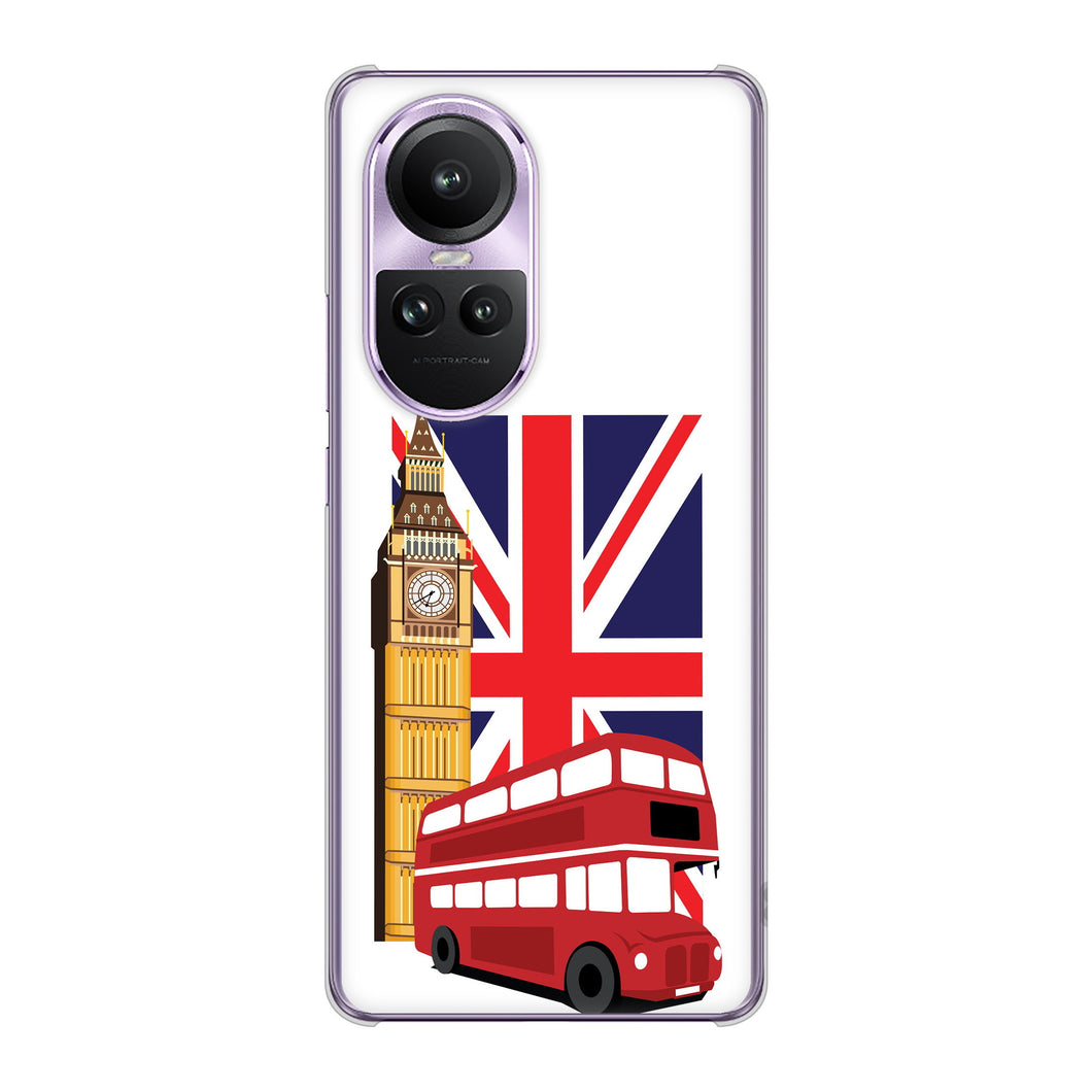 OPPO Reno10 Pro 5G A302OP SoftBank 高画質仕上げ 背面印刷 ハードケースイギリスの風景