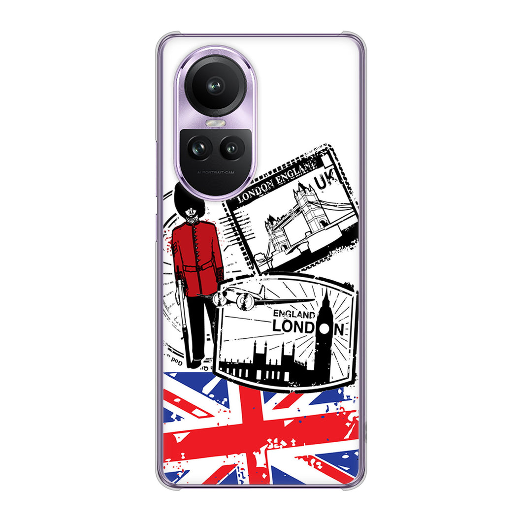 OPPO Reno10 Pro 5G A302OP SoftBank 高画質仕上げ 背面印刷 ハードケースイギリスの風景