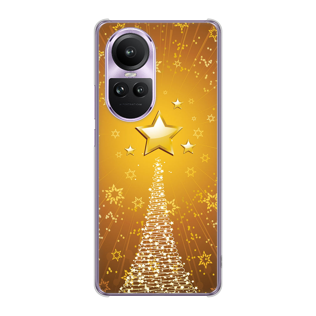 OPPO Reno10 Pro 5G A302OP SoftBank 高画質仕上げ 背面印刷 ハードケースクリスマス