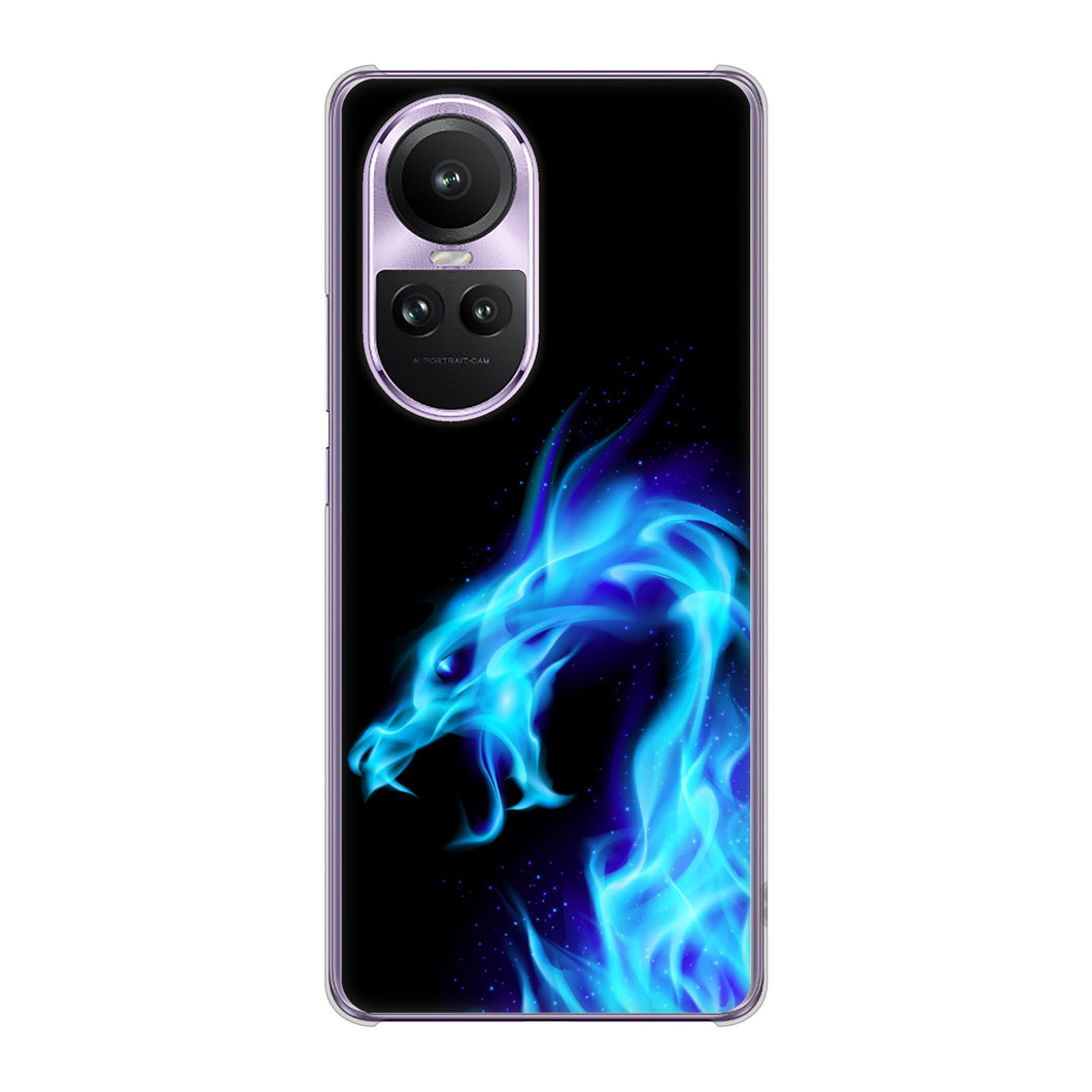 OPPO Reno10 Pro 5G A302OP SoftBank 高画質仕上げ 背面印刷 ハードケースドラゴン