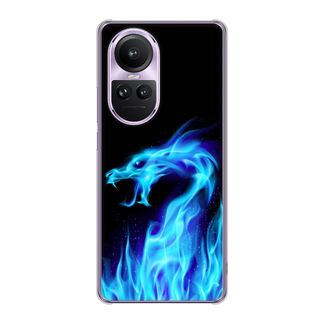 OPPO Reno10 Pro 5G A302OP SoftBank 高画質仕上げ 背面印刷 ハードケースドラゴン