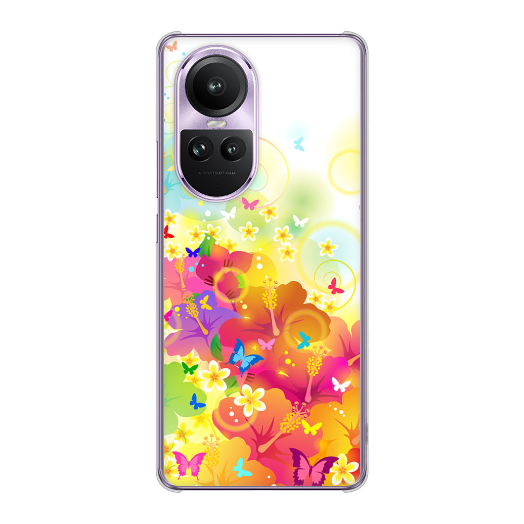 OPPO Reno10 Pro 5G A302OP SoftBank 高画質仕上げ 背面印刷 ハードケースバタフライ