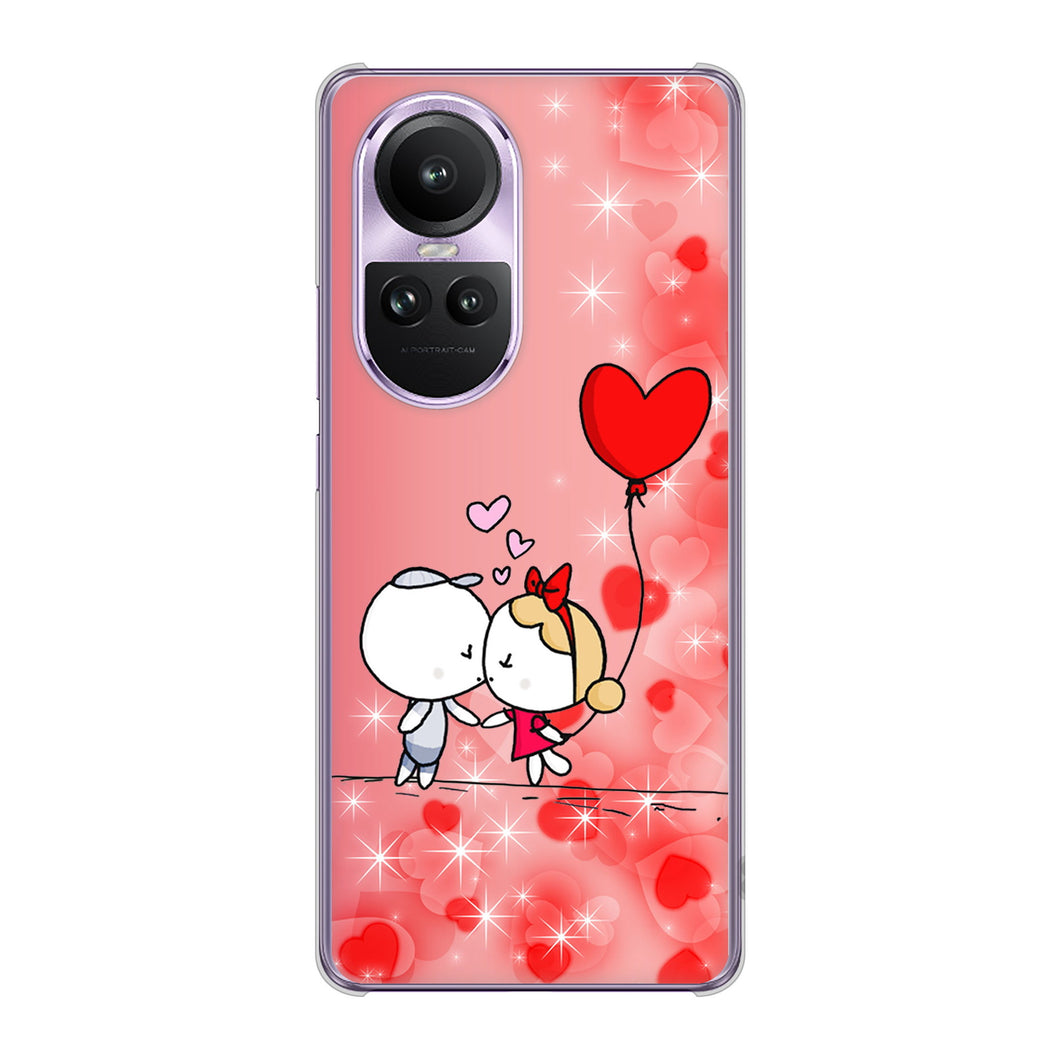 OPPO Reno10 Pro 5G A302OP SoftBank 高画質仕上げ 背面印刷 ハードケースカップル