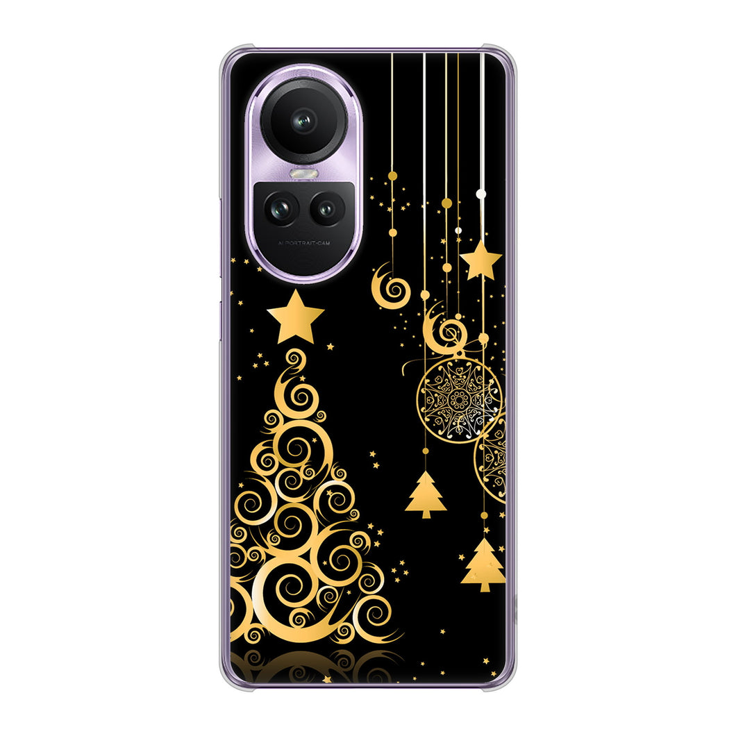 OPPO Reno10 Pro 5G A302OP SoftBank 高画質仕上げ 背面印刷 ハードケースクリスマス