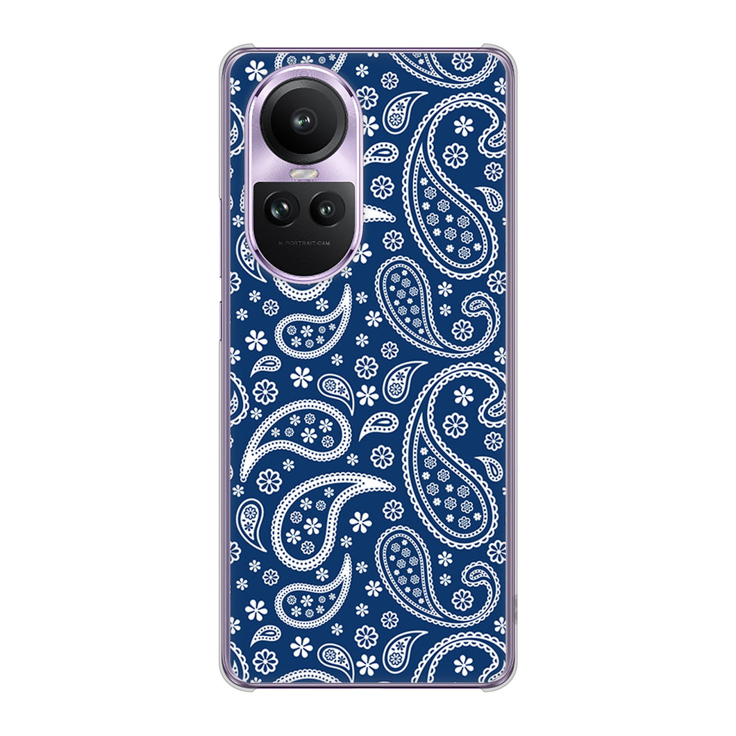 OPPO Reno10 Pro 5G A302OP SoftBank 高画質仕上げ 背面印刷 ハードケースペイズリー