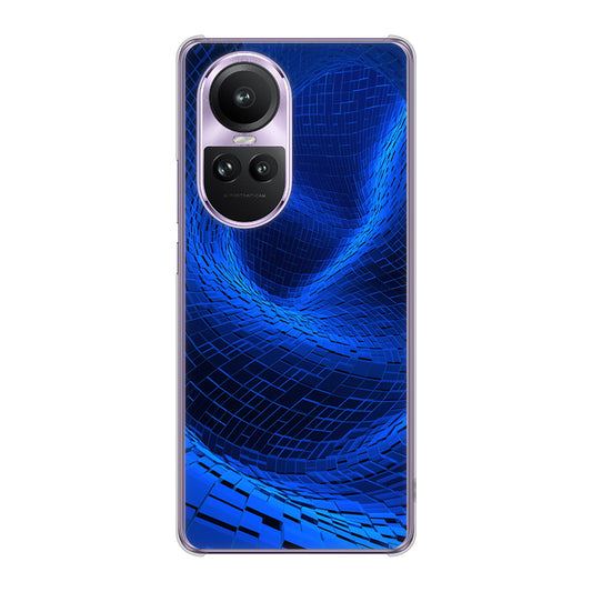 OPPO Reno10 Pro 5G A302OP SoftBank 高画質仕上げ 背面印刷 ハードケース 【1302 ワープブルー】