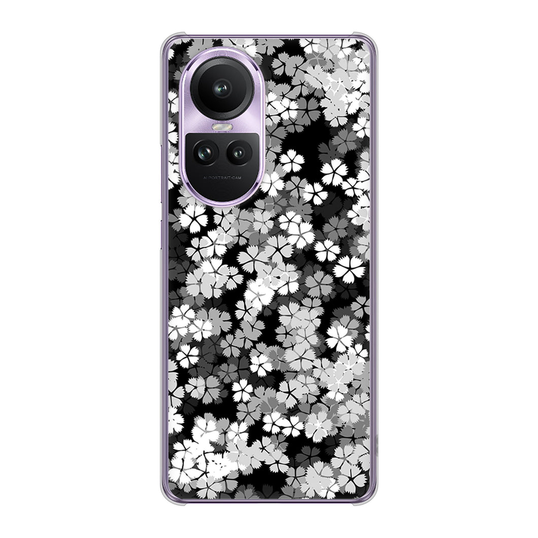 OPPO Reno10 Pro 5G A302OP SoftBank 高画質仕上げ 背面印刷 ハードケース 【1332 夜桜】