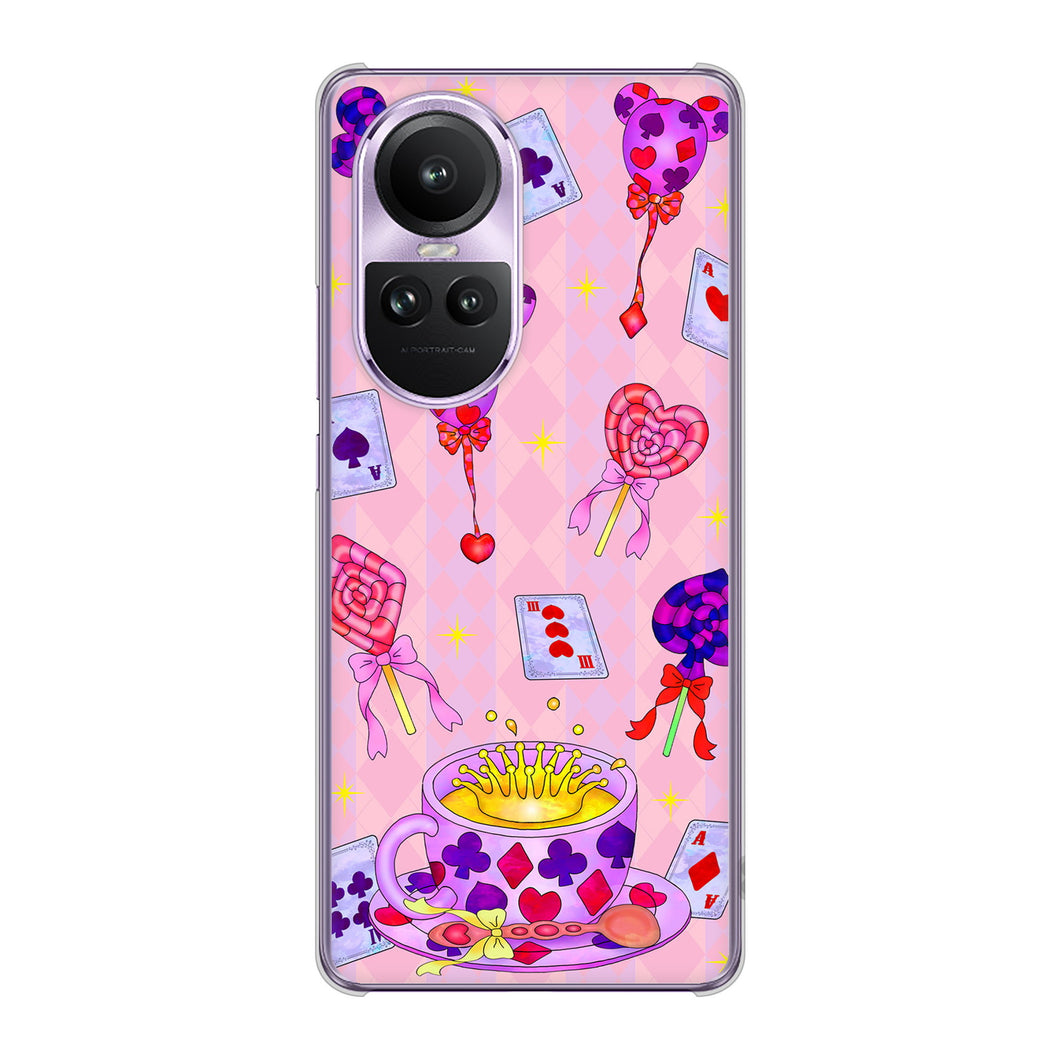 OPPO Reno10 Pro 5G A302OP SoftBank 高画質仕上げ 背面印刷 ハードケースむかいあぐる トランプティー