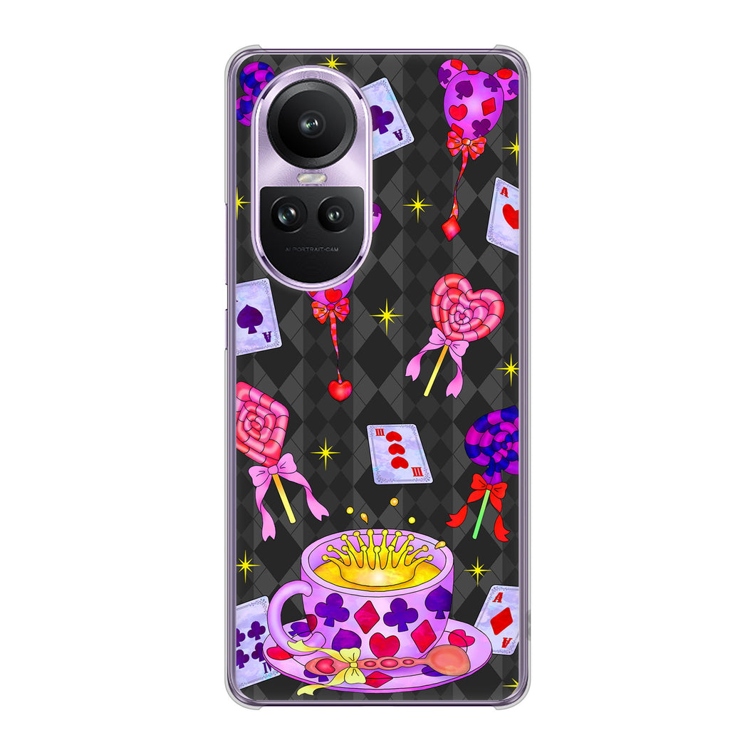 OPPO Reno10 Pro 5G A302OP SoftBank 高画質仕上げ 背面印刷 ハードケースむかいあぐる トランプティー