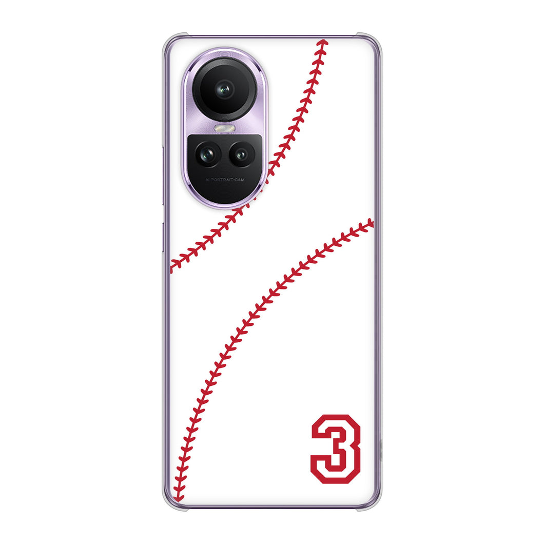 OPPO Reno10 Pro 5G A302OP SoftBank 高画質仕上げ 背面印刷 ハードケースbaseball