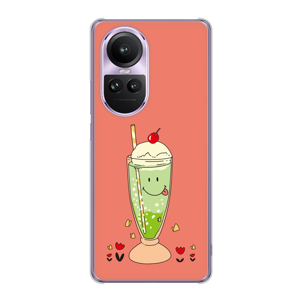 OPPO Reno10 Pro 5G A302OP SoftBank 高画質仕上げ 背面印刷 ハードケーススイーツイラスト
