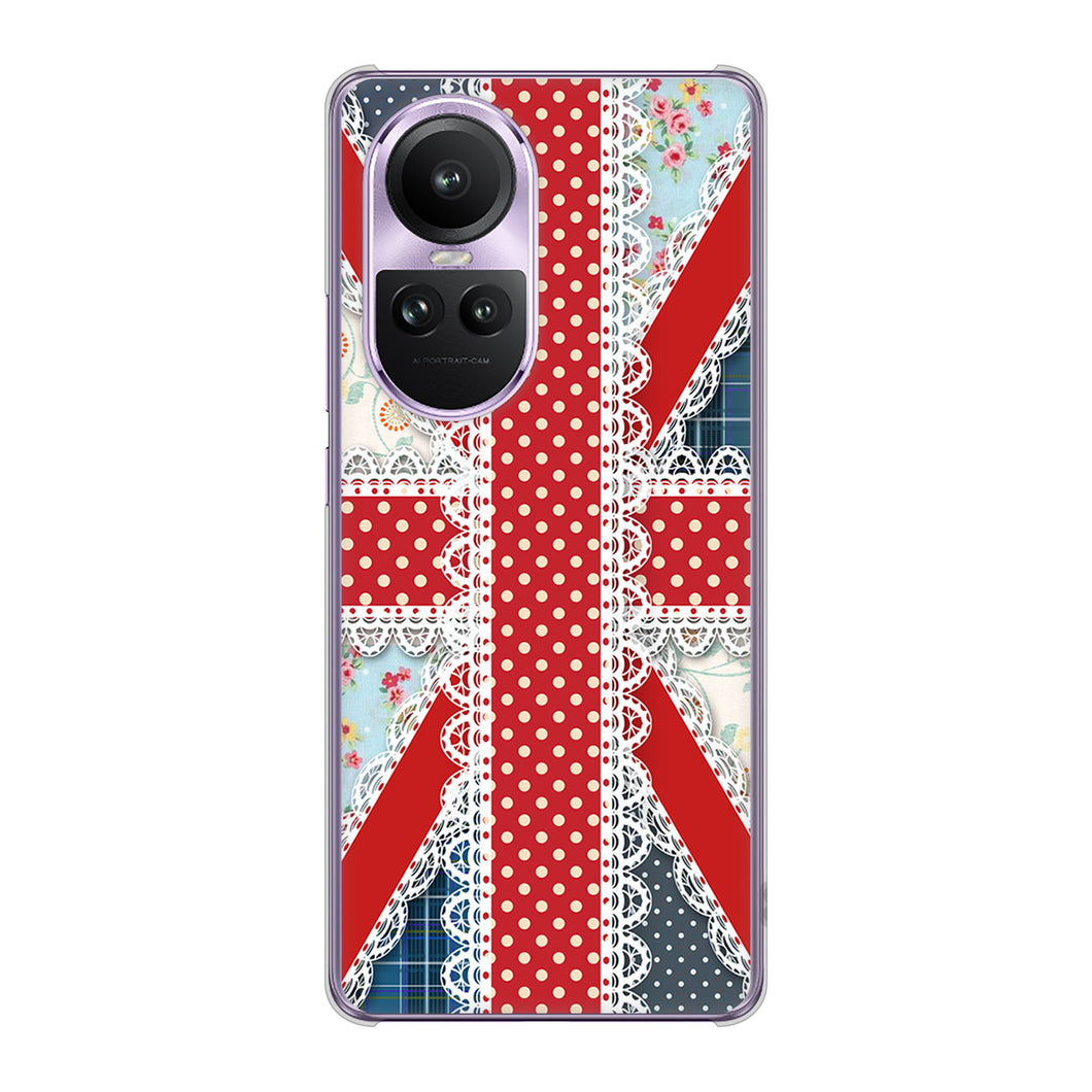 OPPO Reno10 Pro 5G A302OP SoftBank 高画質仕上げ 背面印刷 ハードケースユニオンジャック