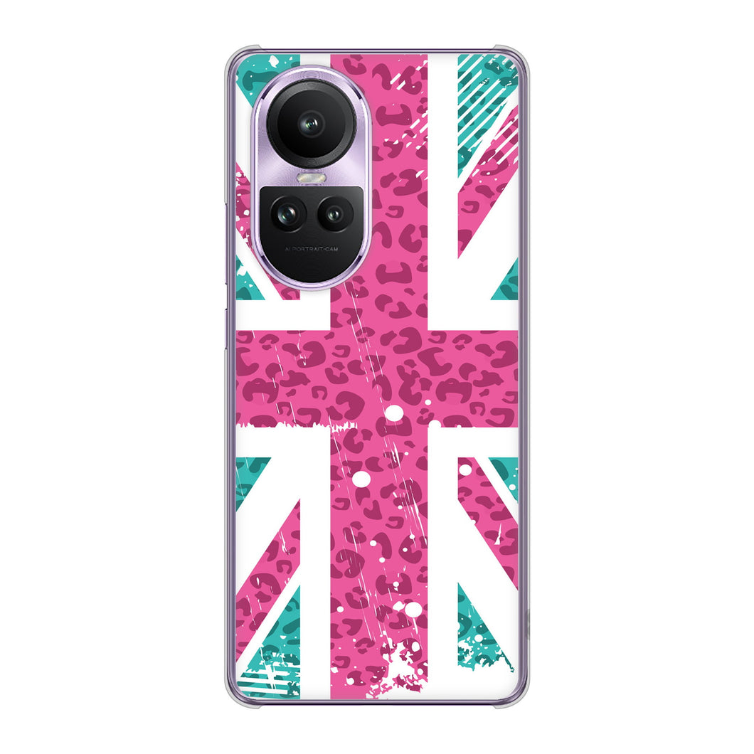 OPPO Reno10 Pro 5G A302OP SoftBank 高画質仕上げ 背面印刷 ハードケースユニオンジャック