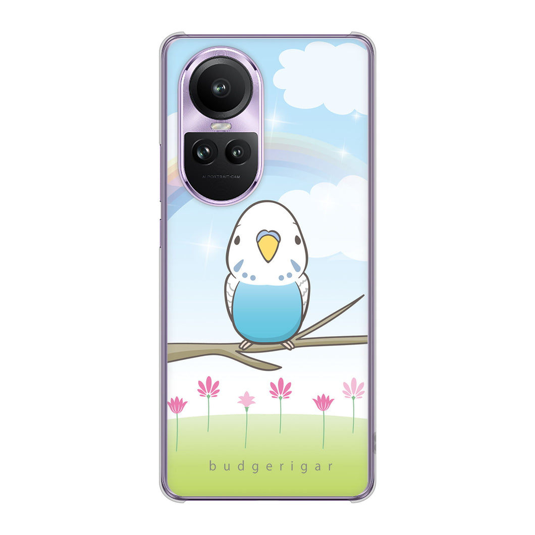 OPPO Reno10 Pro 5G A302OP SoftBank 高画質仕上げ 背面印刷 ハードケースセキセイインコ