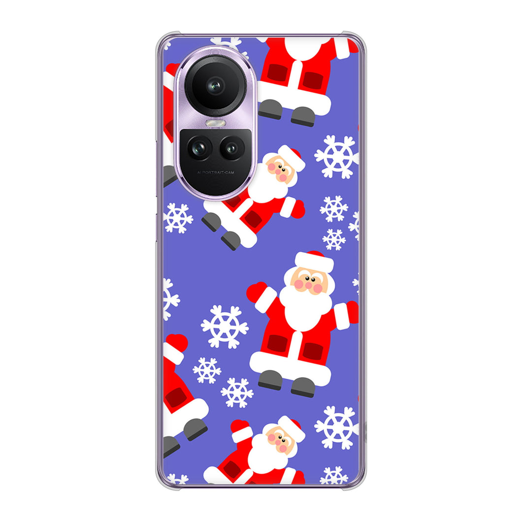 OPPO Reno10 Pro 5G A302OP SoftBank 高画質仕上げ 背面印刷 ハードケースクリスマス