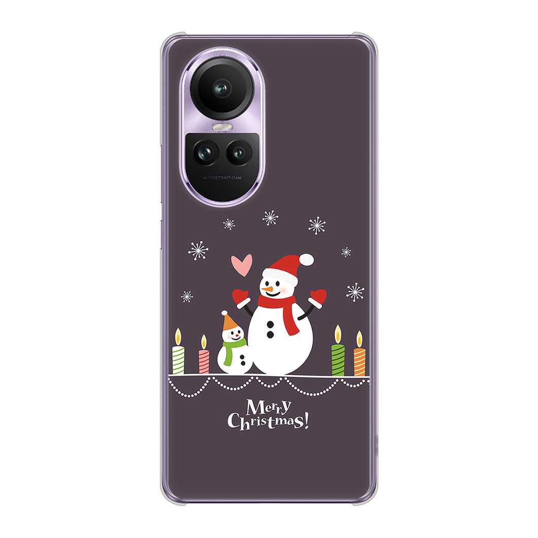 OPPO Reno10 Pro 5G A302OP SoftBank 高画質仕上げ 背面印刷 ハードケースクリスマス