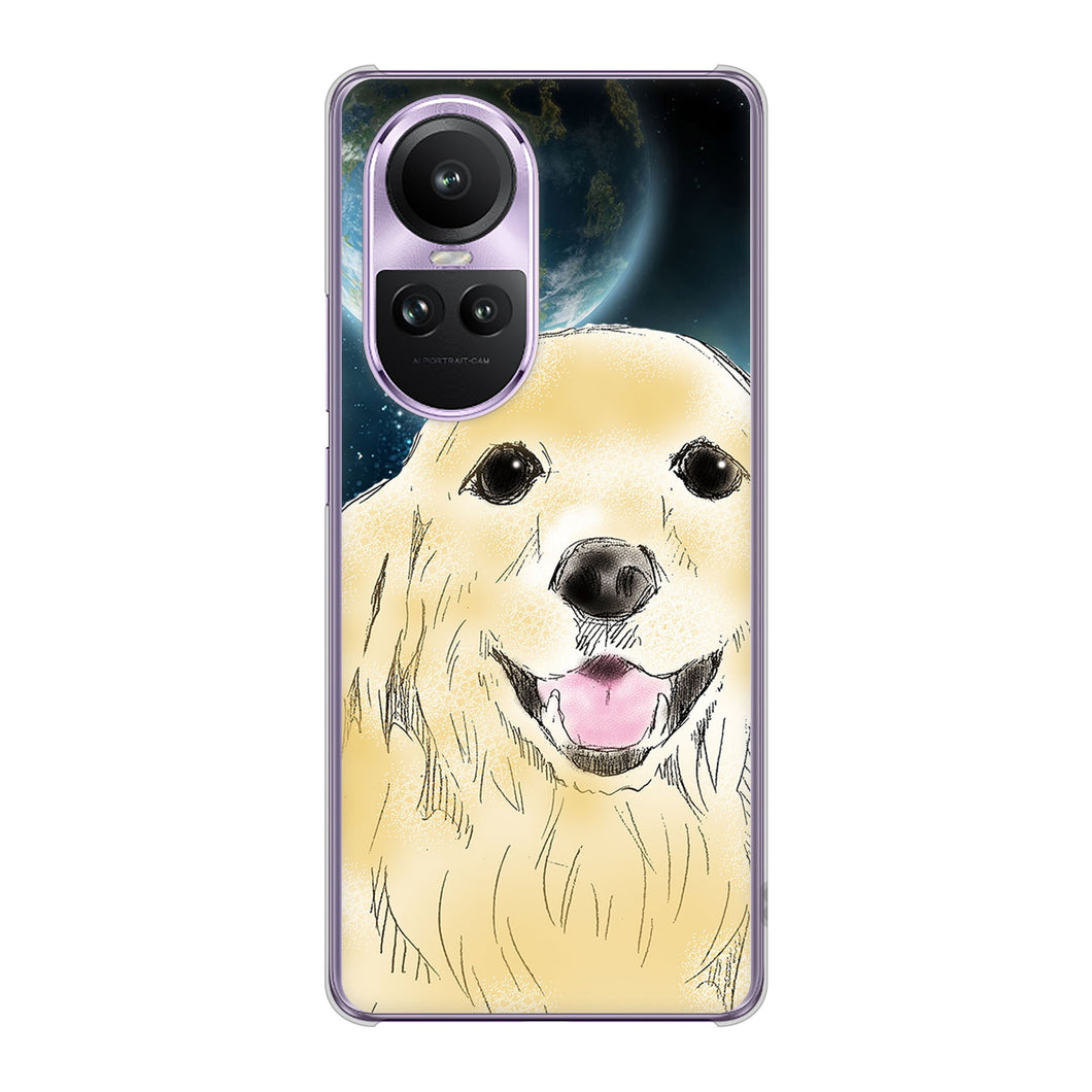 OPPO Reno10 Pro 5G A302OP SoftBank 高画質仕上げ 背面印刷 ハードケースゴールデンレトリバー