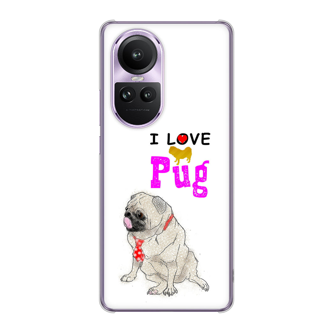 OPPO Reno10 Pro 5G A302OP SoftBank 高画質仕上げ 背面印刷 ハードケースパグ