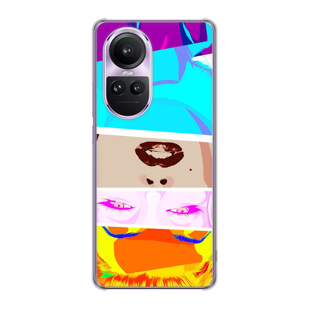 OPPO Reno10 Pro 5G A302OP SoftBank 高画質仕上げ 背面印刷 ハードケースマリリンモンローデザイン