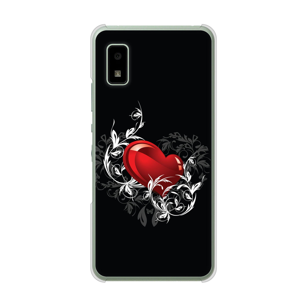 AQUOS wish3 A302SH Y!mobile 高画質仕上げ 背面印刷 ハードケースきらめきハート